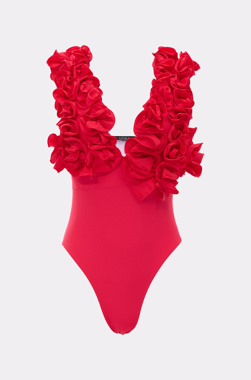 LUXE LIFE RUFFLE SWIMSUIT – AKIRA