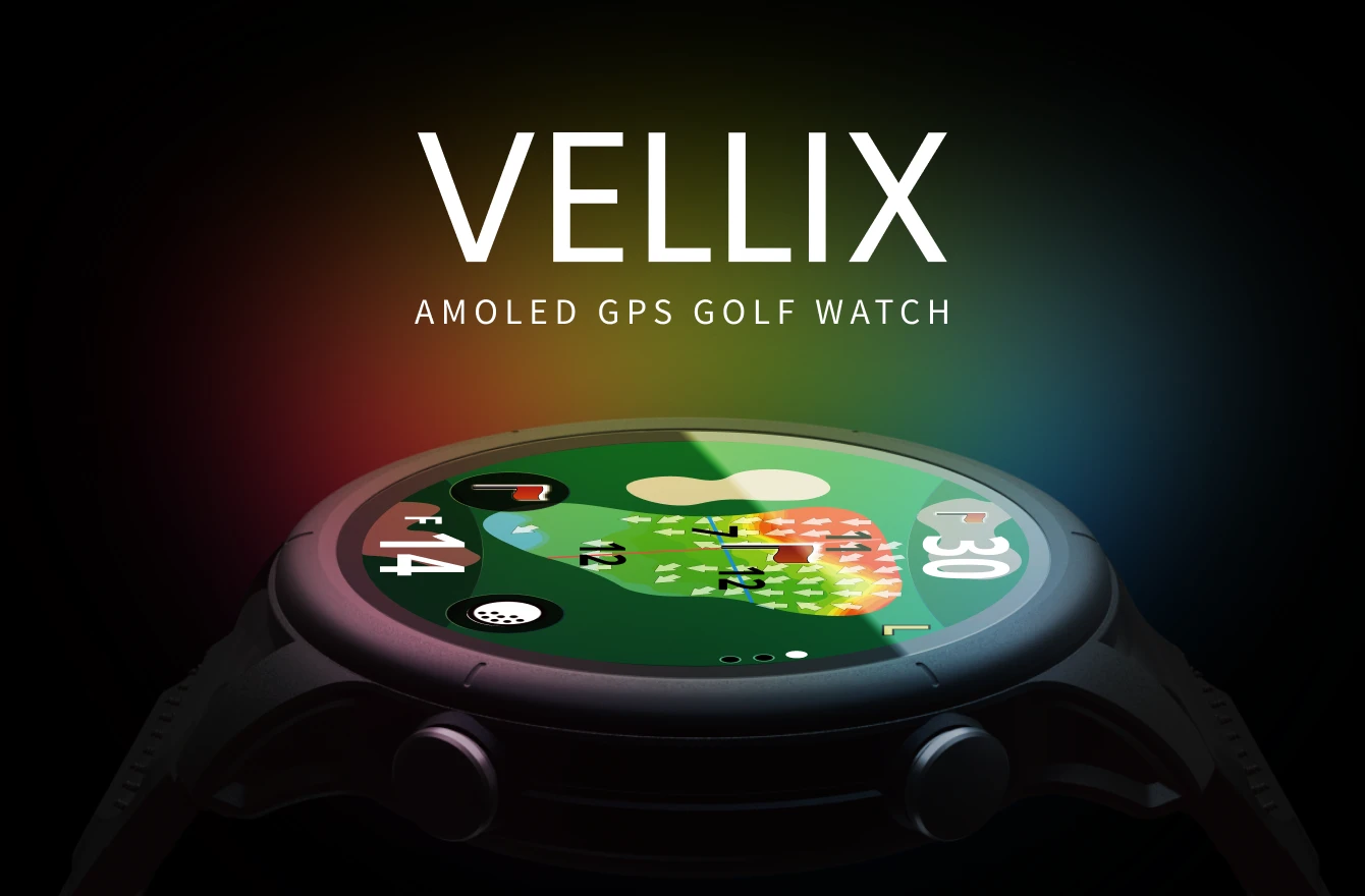 Shot Navi VELLIX::ゴルフ用GPSウォッチ | AMOLED搭載ゴルフウォッチの