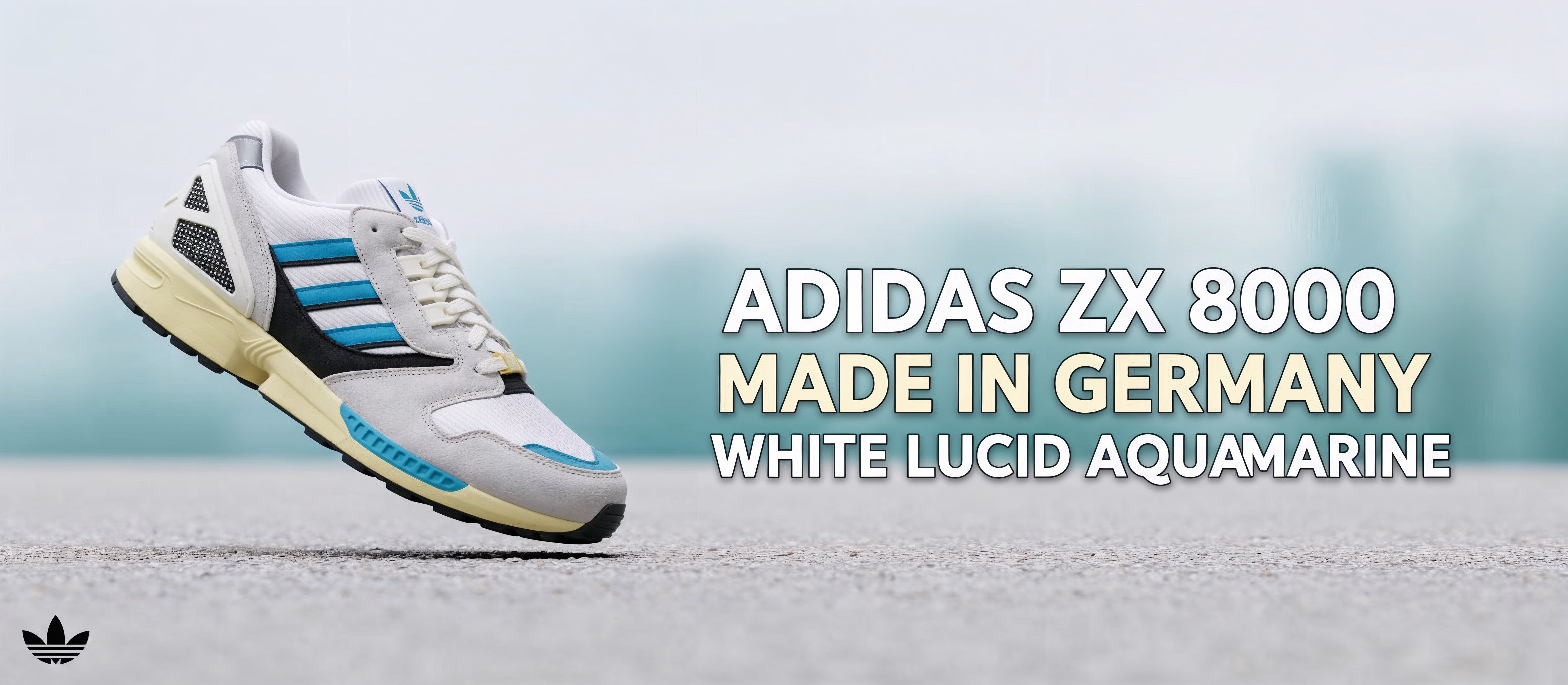 adidas ZX 8000 Made in Germany White Lucid Aquamarine Release Date