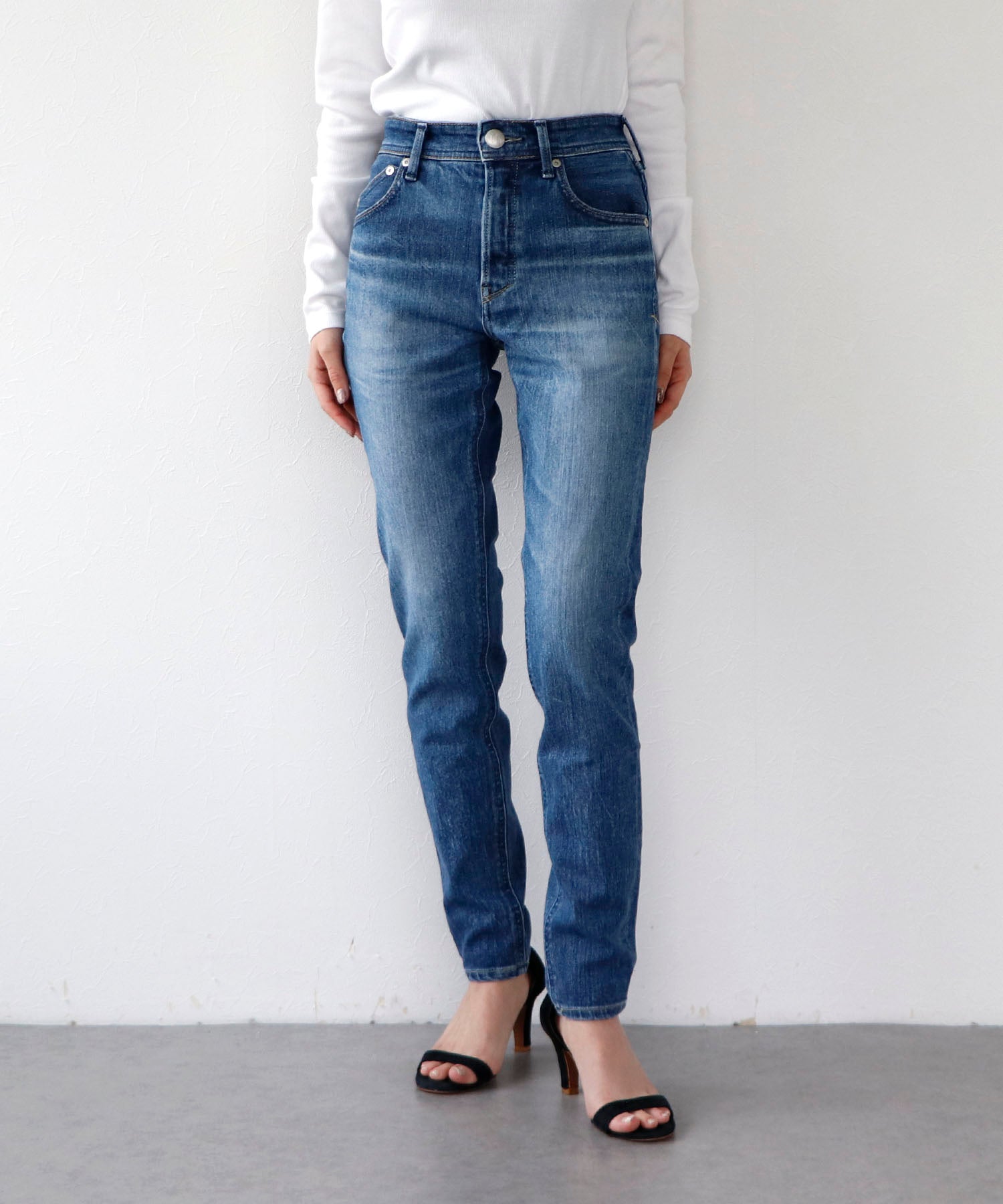 YANUK】RUTH スリムテーパード ブルー – Sirin Online Store