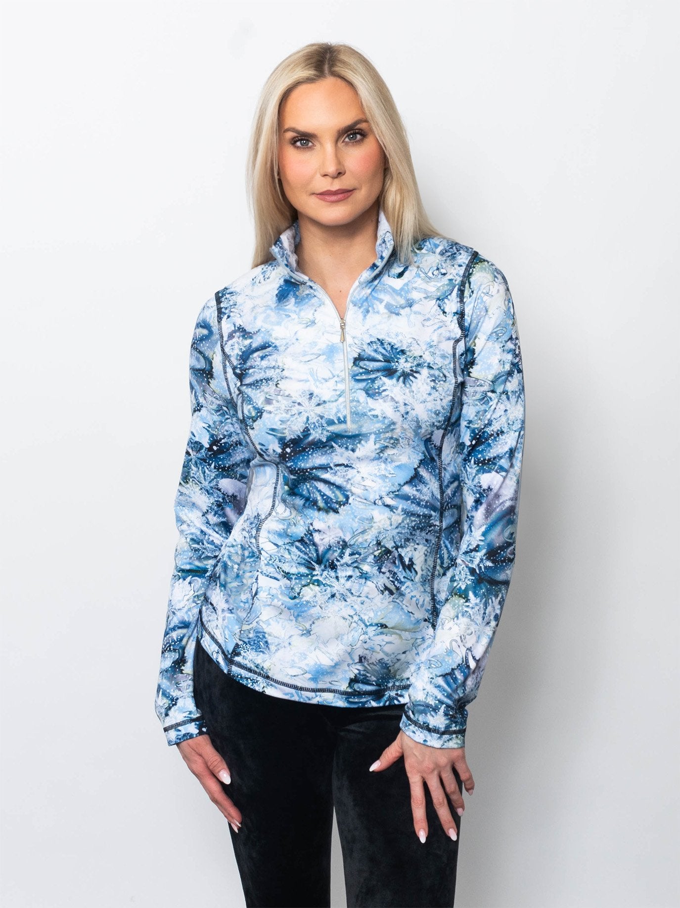 Microfiber Quarter Zip Top – SnoSkins