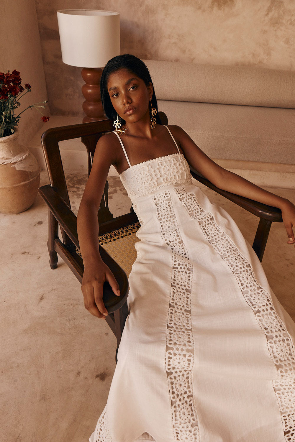 Bianca Maxi Dress - White – SABO