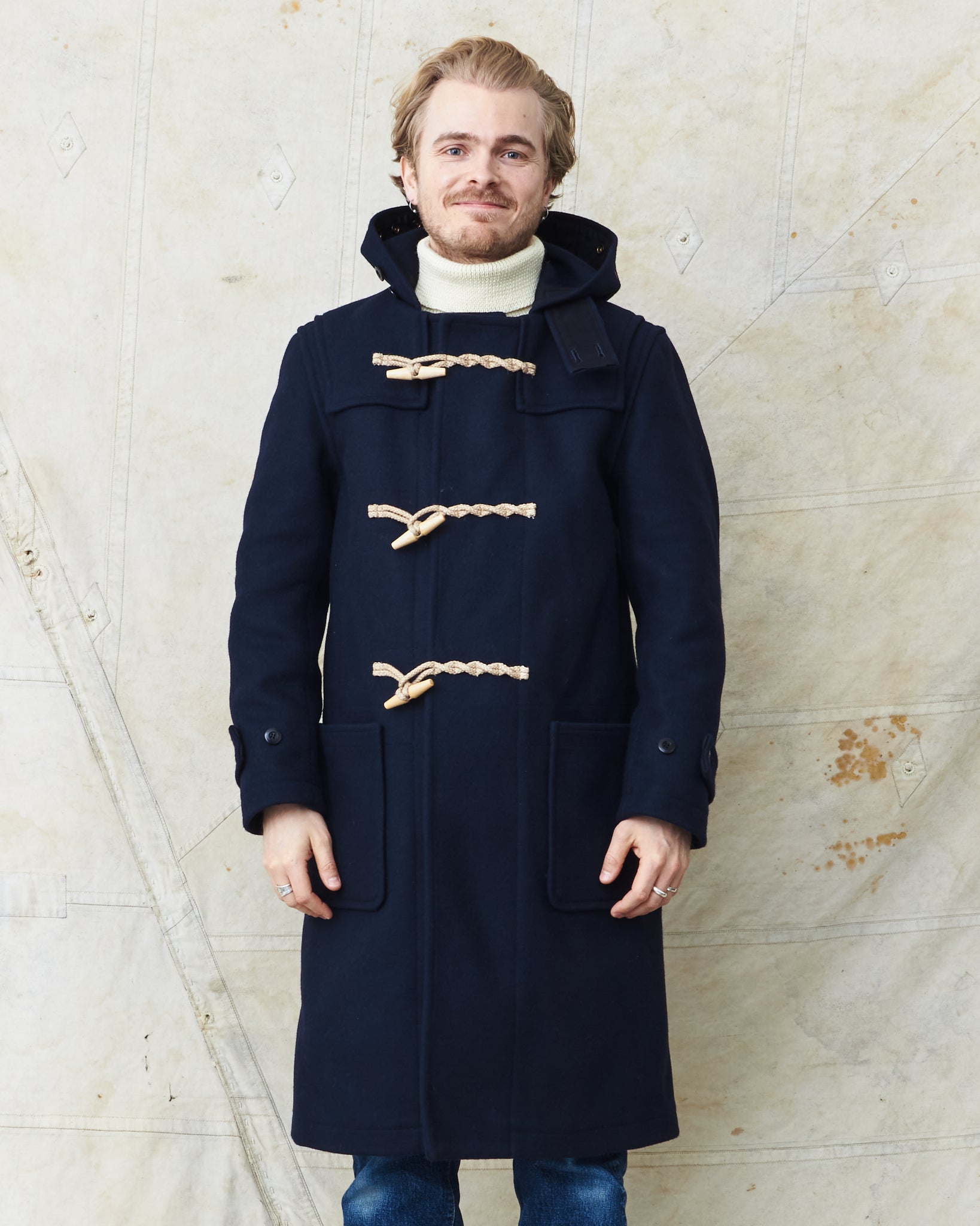 Buzz Rickson's Wool Duffle Coat Navy BR15164 – Second Sunrise