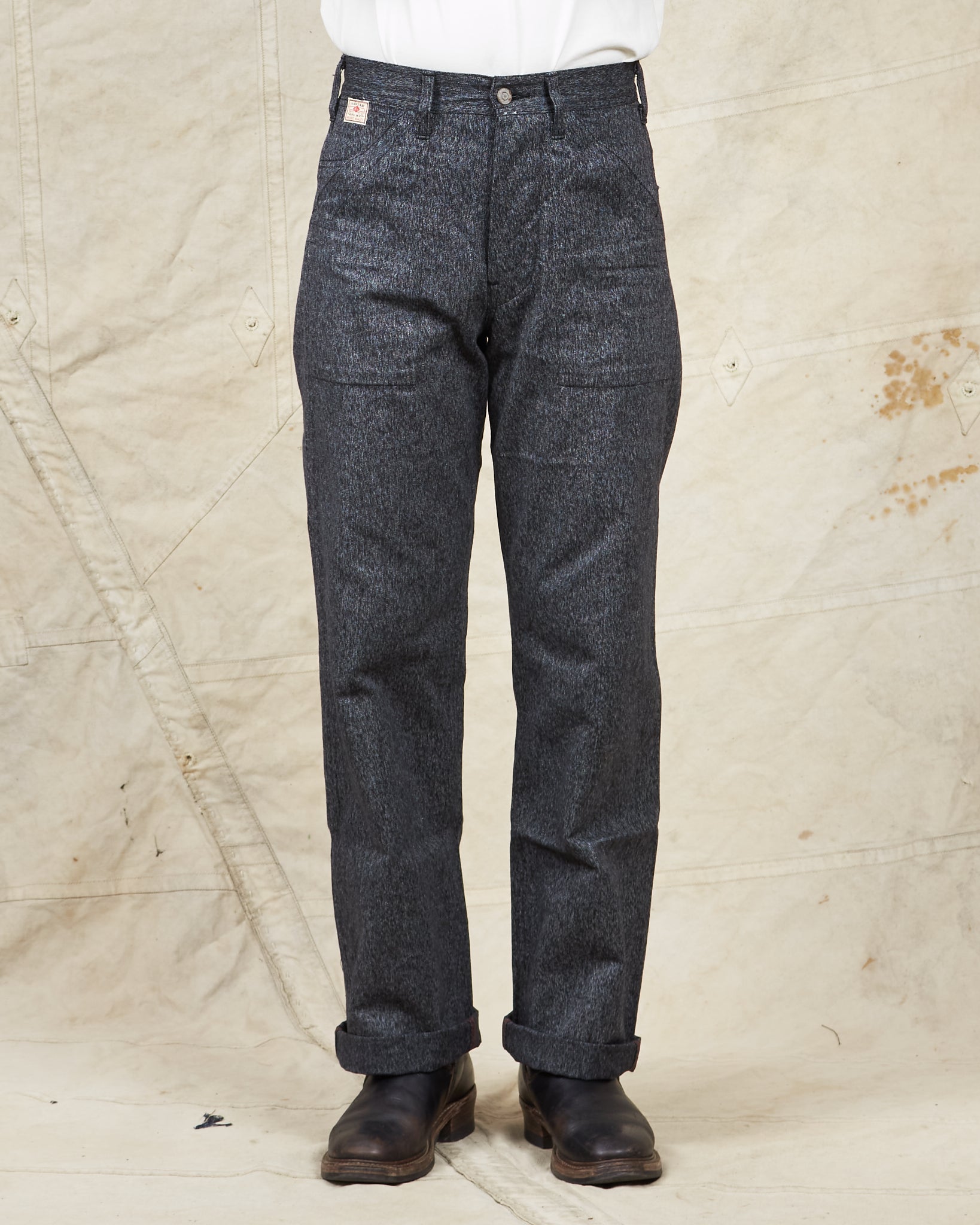 Sugar Cane & Co. Covert Black Engineer Pants SC41825 – Second Sunrise