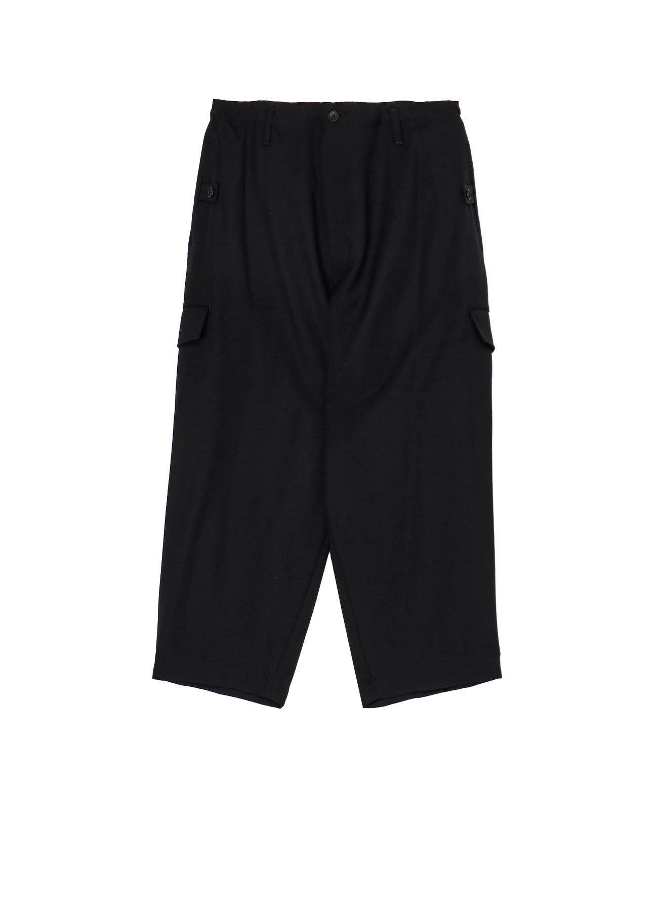 WOOL GABARDINE TAB WIDE PANTS – THE SHOP YOHJI YAMAMOTO