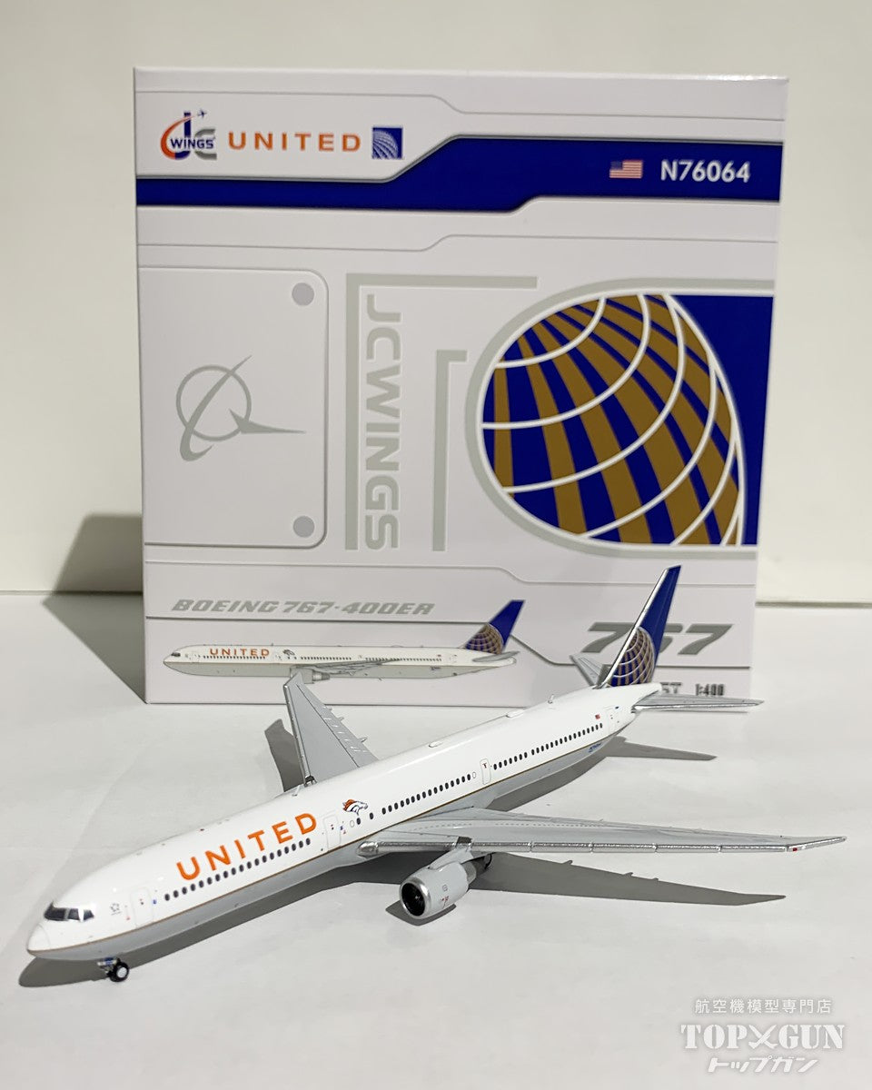 JC Wings 767-400ER ユナイテッド航空 Denver Broncos N76064 1/400