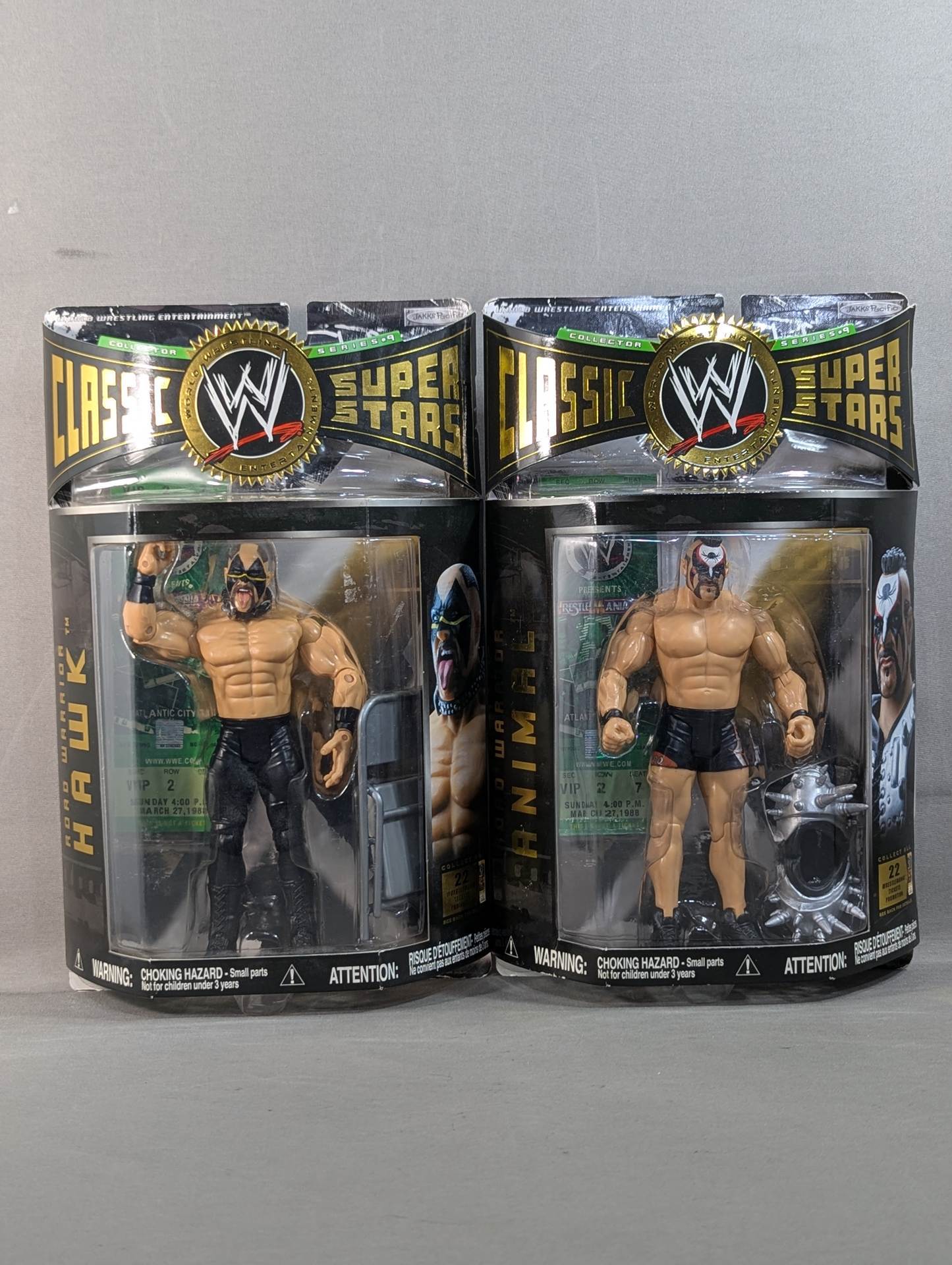 ザ・ロードウォリアーズ ホーク・アニマル 2体セット ザ・ロード