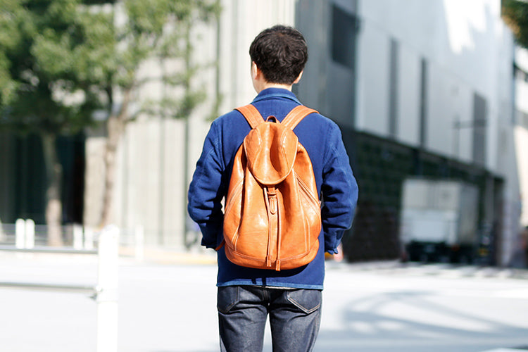 スタッフ愛用品 トーンオイルヌメ ソフトバックパック/土屋鞄製造所