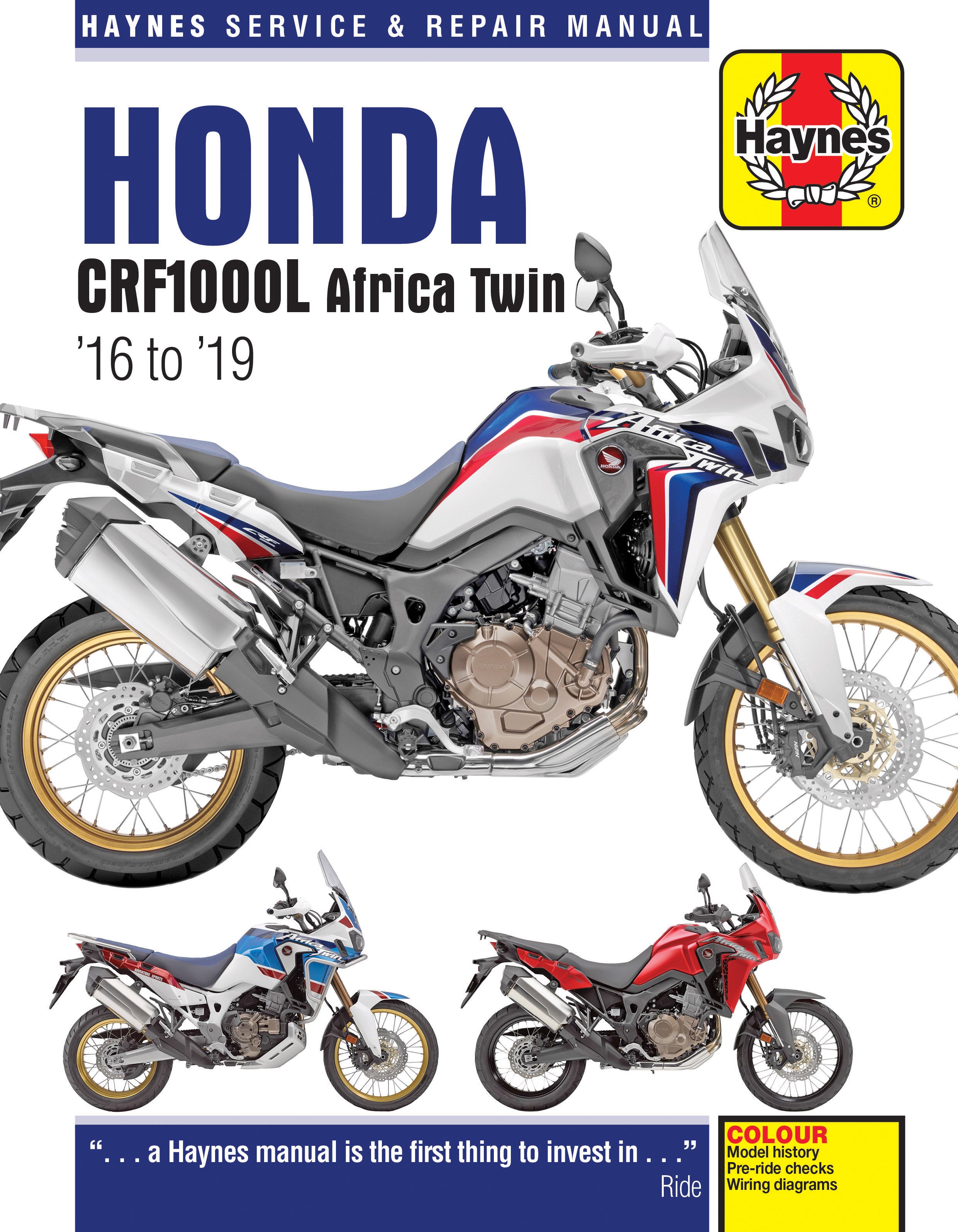 Honda CRF1000 Africa Twin (16-19) Haynes Repair Manual – Haynes