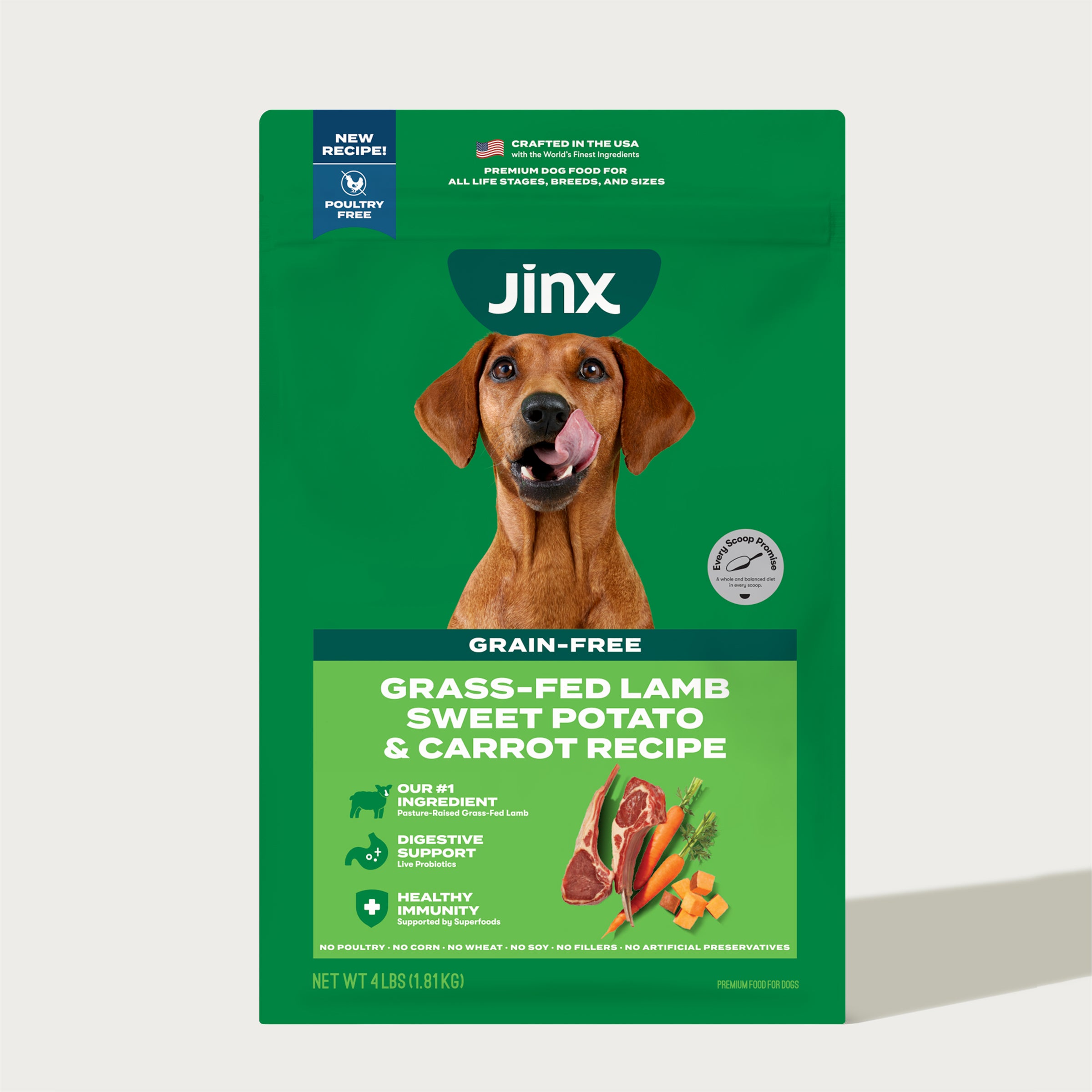 Jinx Dog Food: Grass-Fed Lamb for Everyday Nutrition