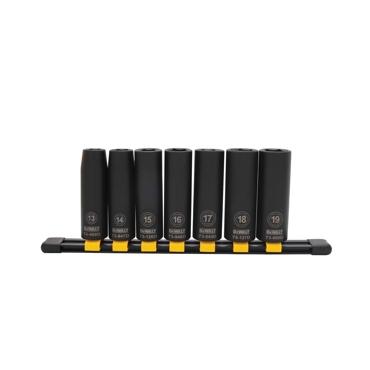 DeWalt DWMT74449OSP 7-Piece 1/2 in. Drive Metric Deep Impact