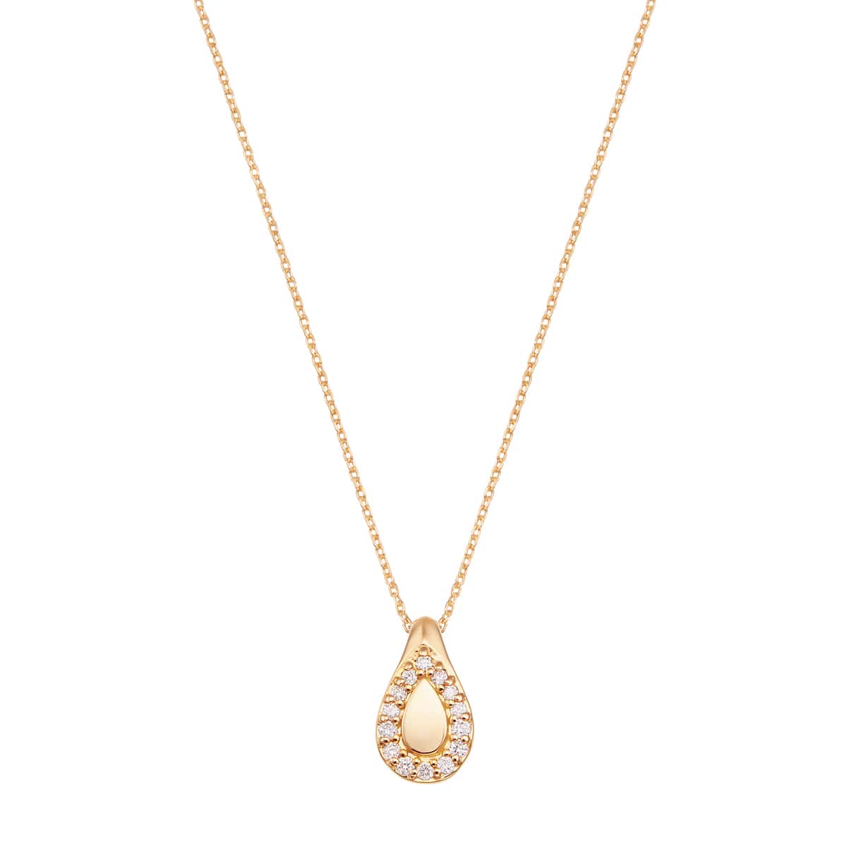 K18イエローゴールドダイヤモンドネックレス(RPN514-002)|TSUTSUMI