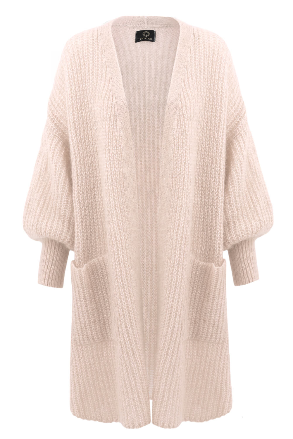 Cardigan Mohair Alpaca Nude