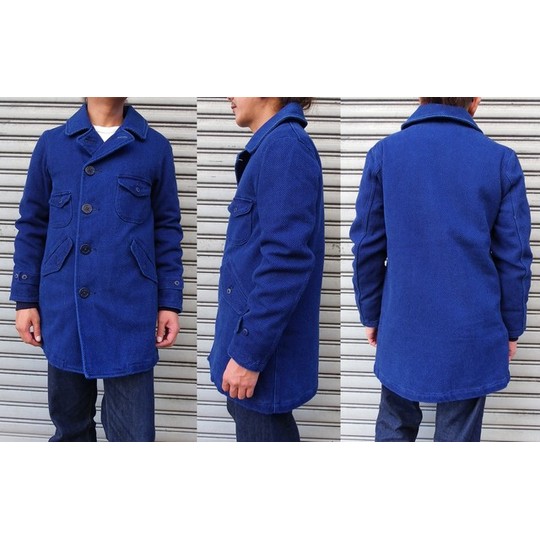 桃太郎ジーンズ インディゴ刺し子！軽くて暖かいシンサレート中綿入り