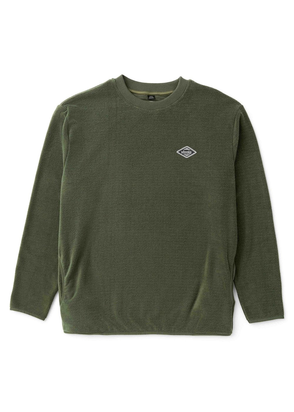Swell Stretch Polar Crew | Vissla Recycled Fleece Crewneck