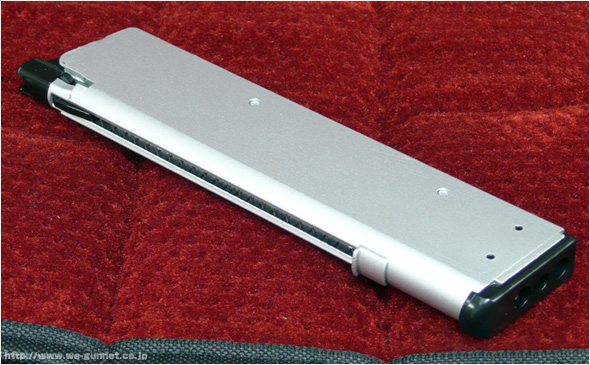 完売】WA 1911／WLタイプ28rdロングマガジン／シルバー：WA-WL2