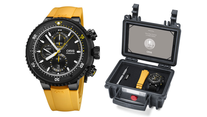 オリスが特許を持つ1,000メートル防水のダイバーズ「ダイブ
