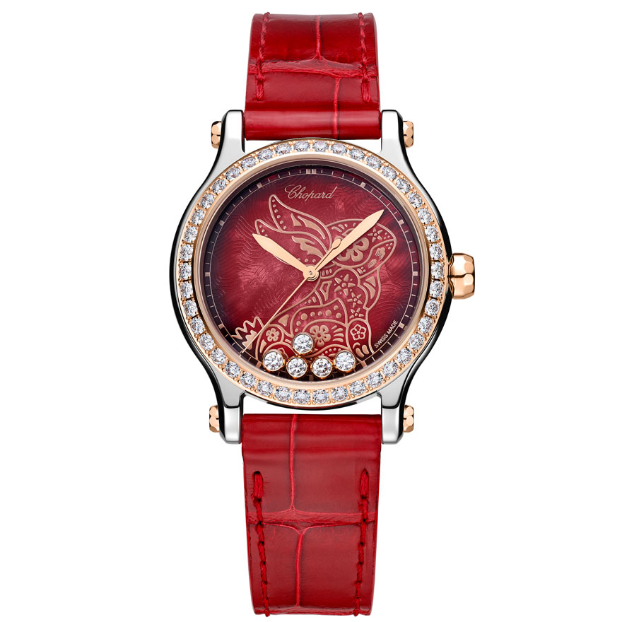 卯年の幕開けを祝したショパールの「ハッピースポーツ 卯年」が88本