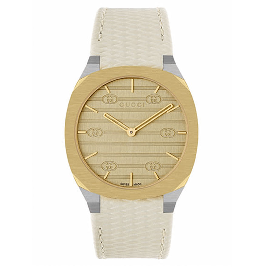 グッチのウルトラスリムウォッチ「GUCCI 25H」に2年ぶりの新作 | 高級