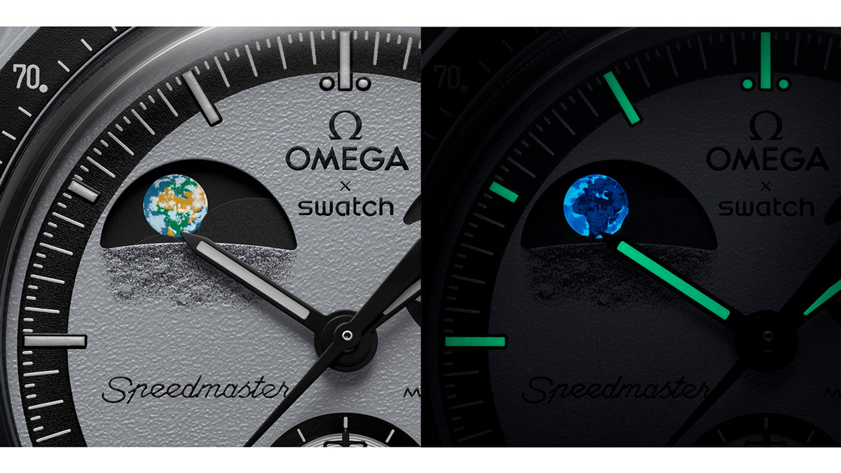 オメガ×スウォッチの新作、月から見た地球を讃える「バイオセラミック