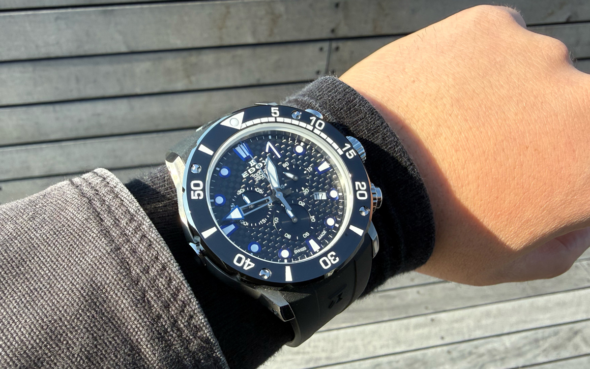 デカいぞ、強いぞ！ エドックス「クロノオフショア1 クロノグラフ