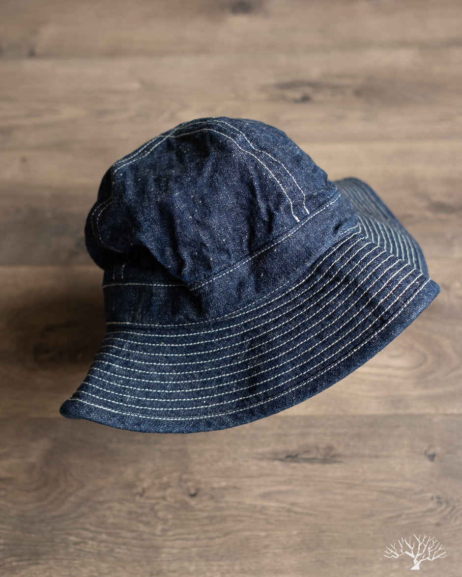 orSlow - U.S. Navy Hat - Denim – Withered Fig