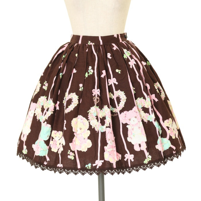 USED】なかよしくみゃちゃん柄リリアンスカート | BABY, THE STARS