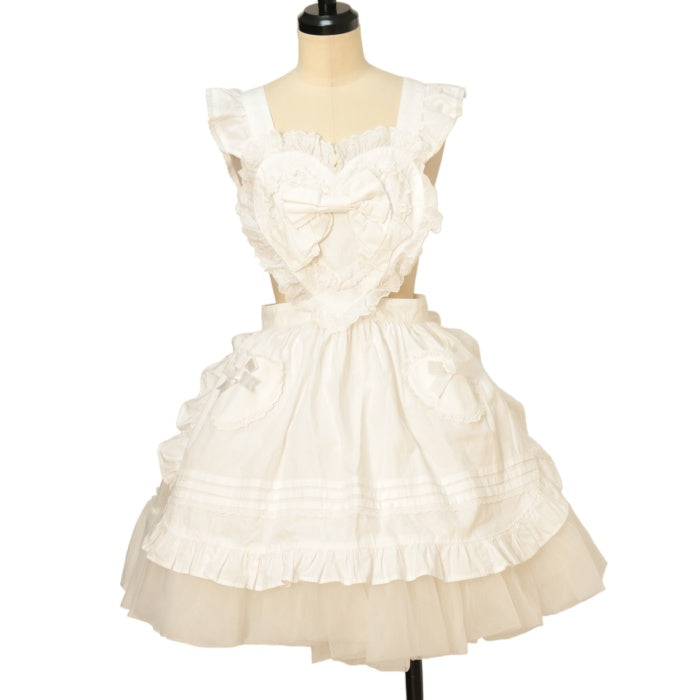 USED】ラブリーハートエプロン | Angelic Pretty | ロリータ ゴスロリ