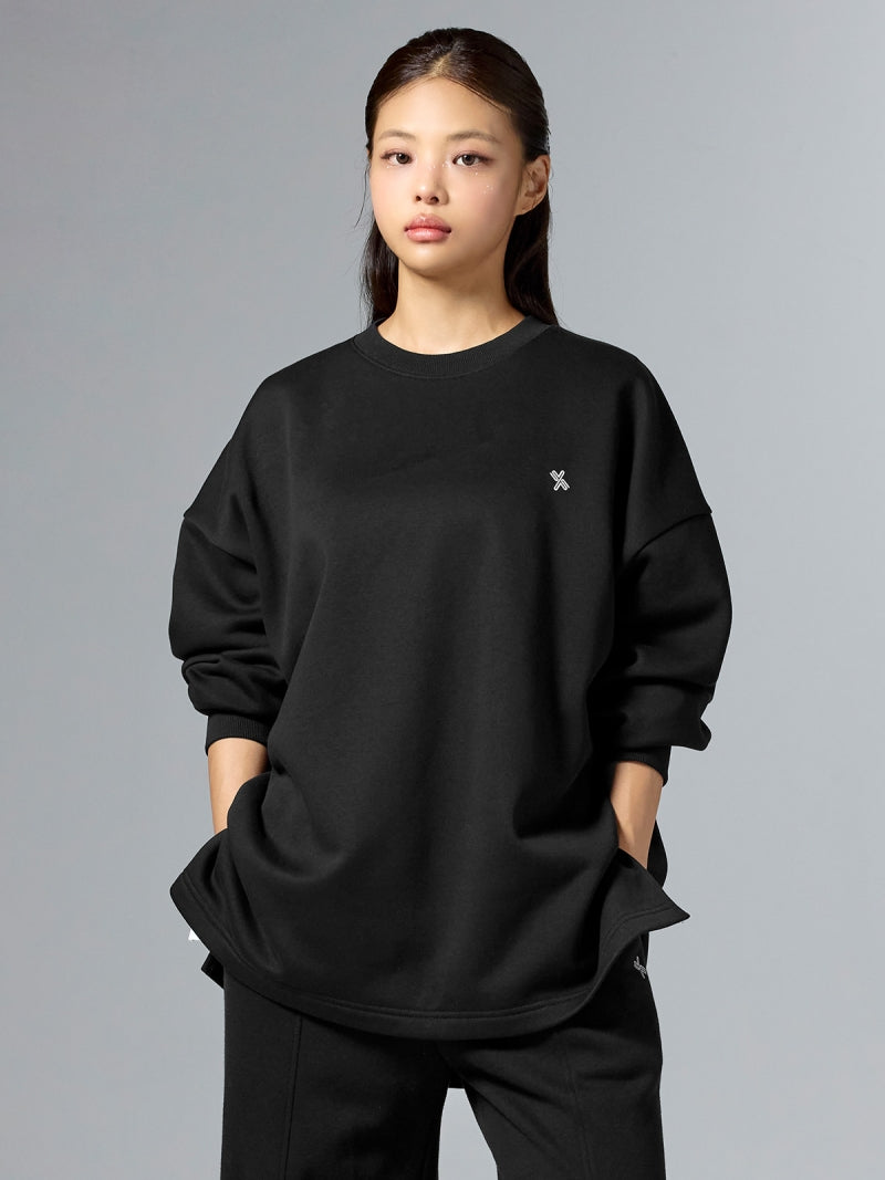 ウォームソフト オーバーフィット トレーナー (単品)