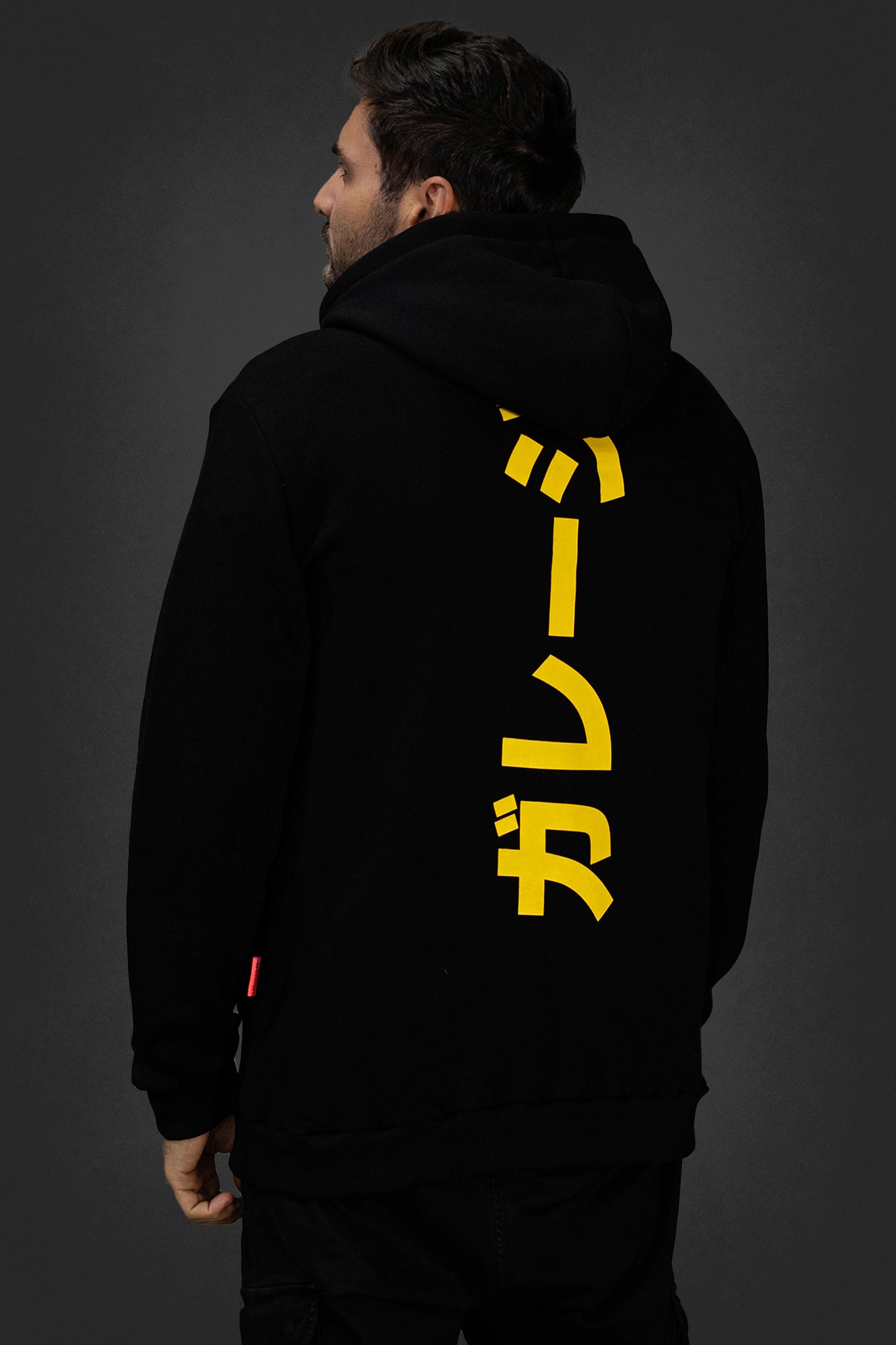 Relaxed Hoodie Zerofucks Garage Jap Vertical – zfgarage