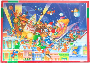 ジグソーパズル＞スーパーマリオワールド マリオのクリスマス