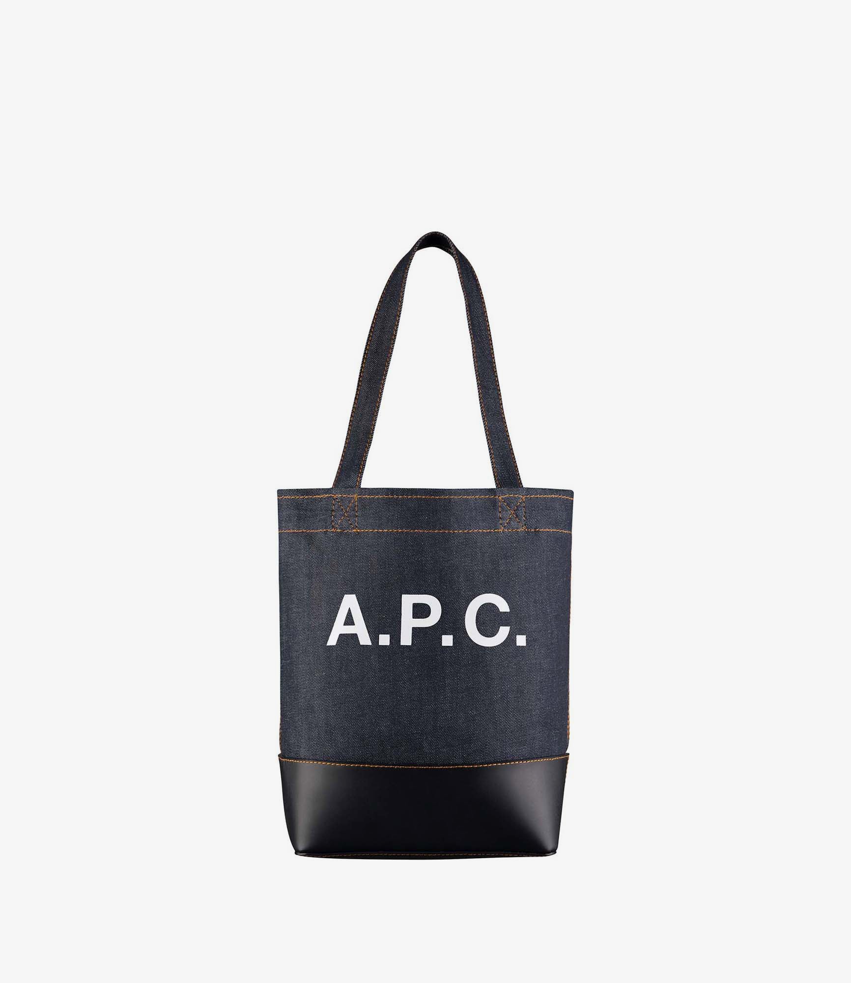 Axel Small tote bag | Japanese Denim + Leather | A.P.C. Accessories
