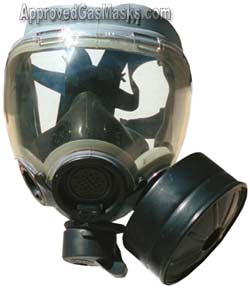 Approved Gas Masks - Military MCU-2P Gas Mask and Filters from MSA