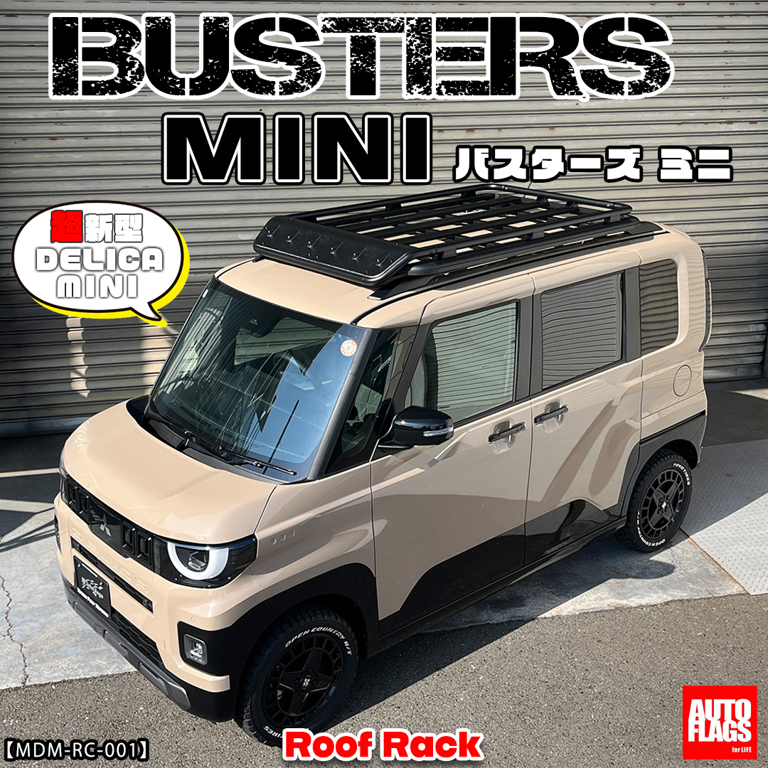 新型デリカミニ用】BUSTERS-MINI ルーフラック 商品詳細【オート