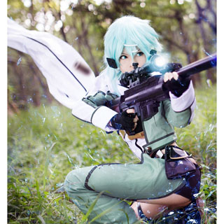 ソードアート・オンラインII 朝田 詩乃/シノン GGOの姿 コスプレ衣装