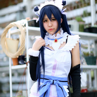 ラブライブ! メイド もぎゅっと 接近中！ 園田海未 コスプレ衣装|通販