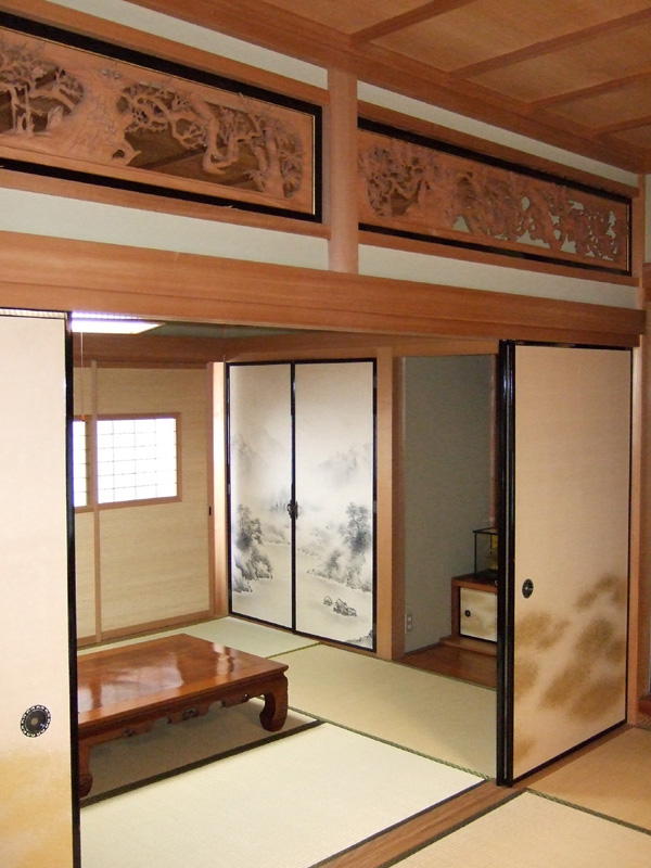 馬場銘木-欄間コーナー