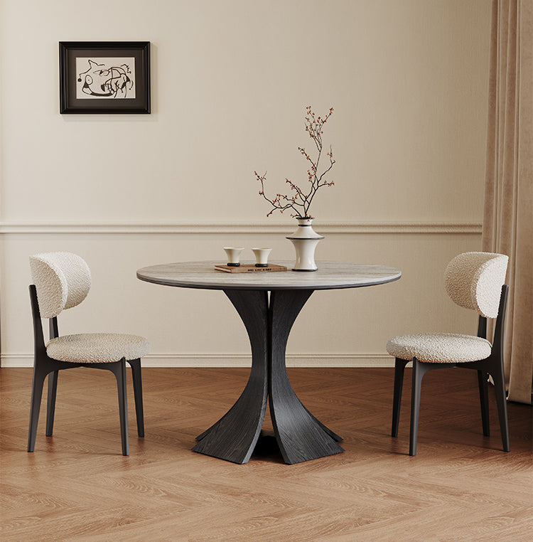 セラミック天板のダイニング丸テーブルhagst-3619