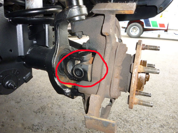 ダッジ ラムピックアップ 修理 フロントアクスルユニバーサル