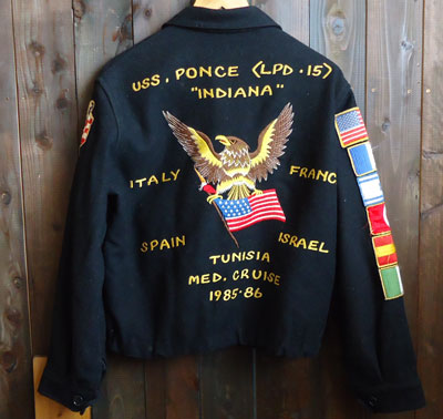 アメリカ海軍 揚陸艦(LPD-15)スーベニアジャケット/BUDDY U.S.CLOTHING