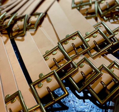 BUDDY × VintageWorks ヌメ革 ベンズレザーベルト/BUDDY U.S.CLOTHING