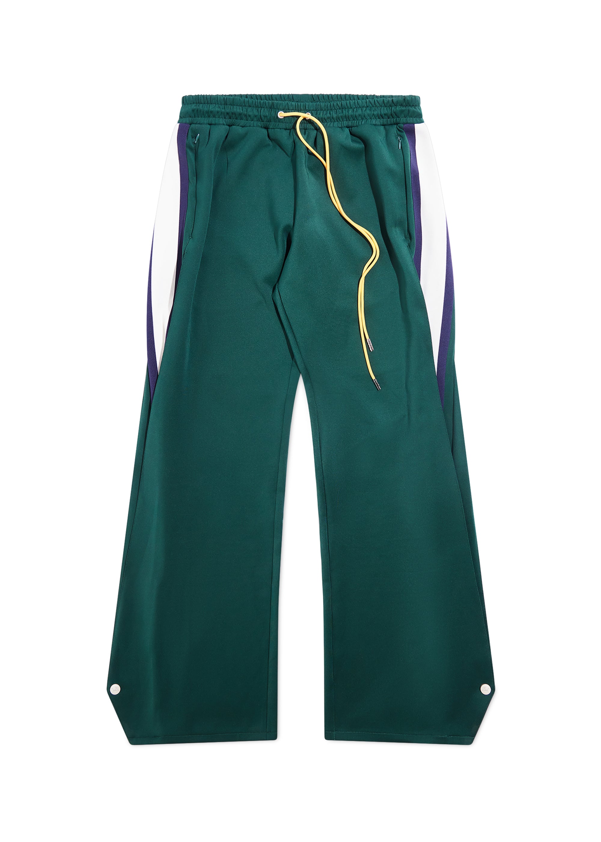 Striped Snap Pant - Hunter Green – Diet Starts Monday