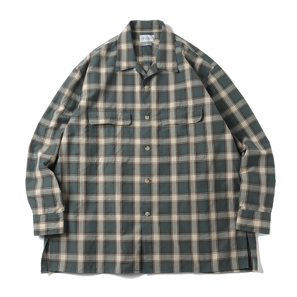 Marvine Pontiak Shirt Makers(マービンポンティアック)Open Collar SH