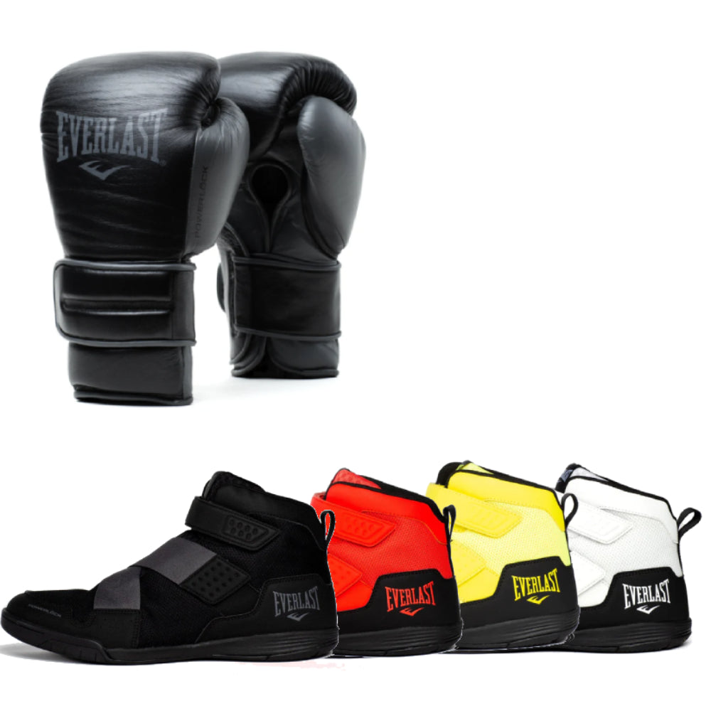 Powerlock Black Glove and Shoe Bundle – Everlast