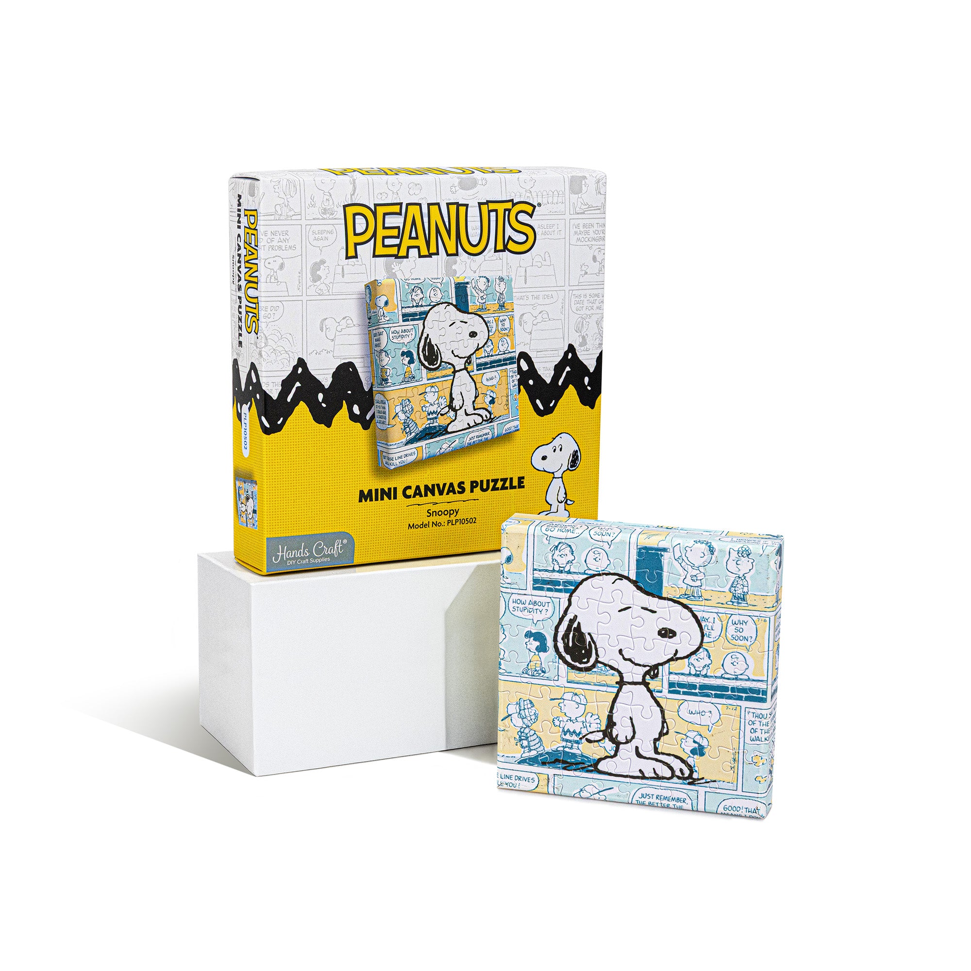 Hands Craft Mini Canvas Puzzle | Peanuts® Snoopy – Hands Craft US