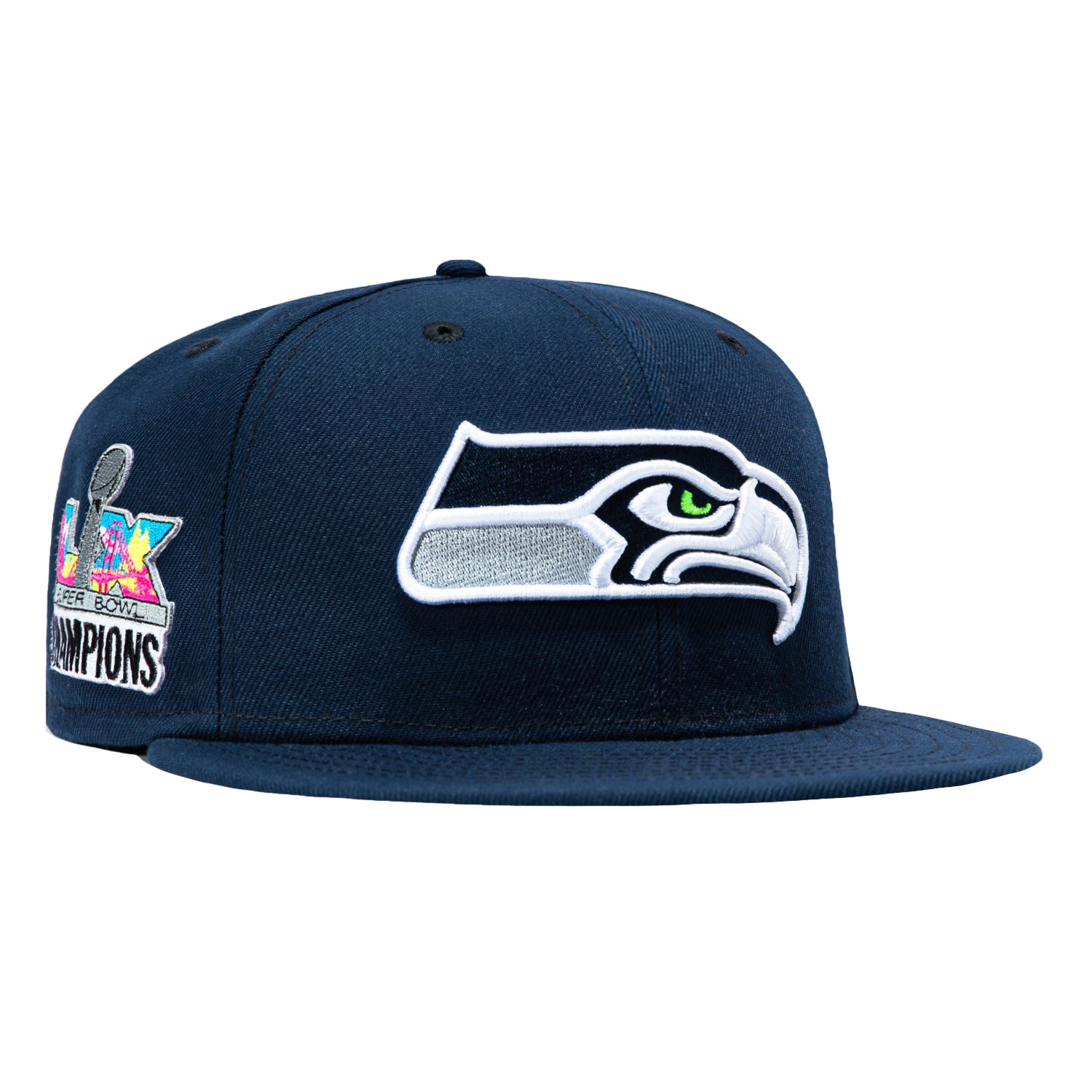 New Era 59Fifty Seattle Seahawks 2026 Super Bowl Champions Patch