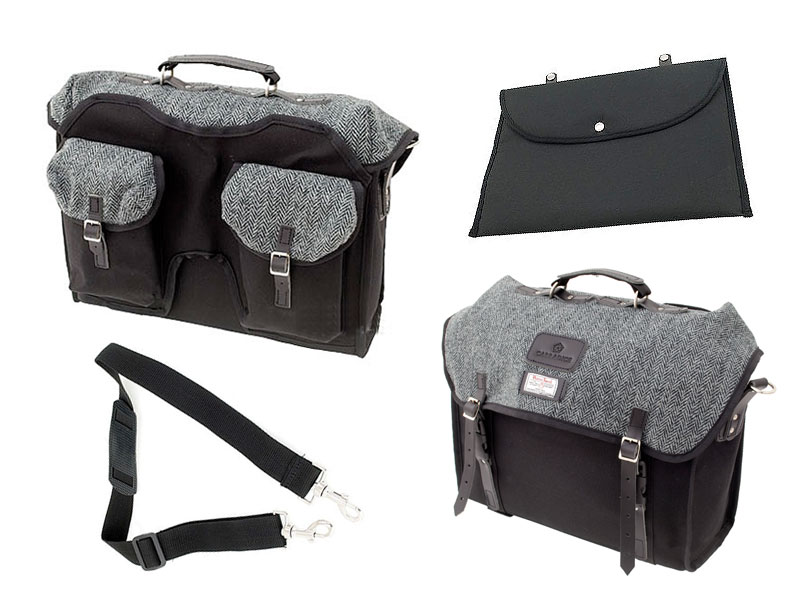 CYCLETECH-IKD : Carradice City Folder M Brompton Harris Tweed Edition