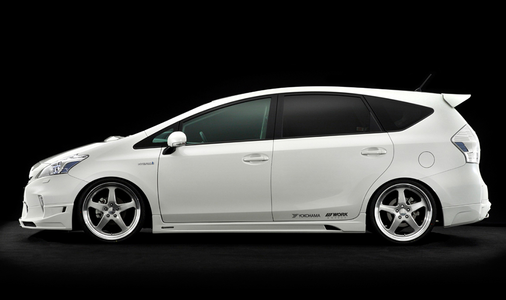 トヨタ プリウスα KENSTYLE エアロパーツ ZVW40W/ZVW41W 前期｜ハーフ