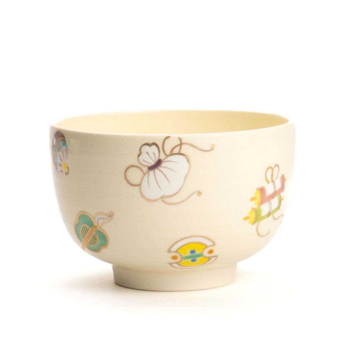 京都 清水焼】小福茶碗 宝尽くし 深田香奈重｜コトポッター