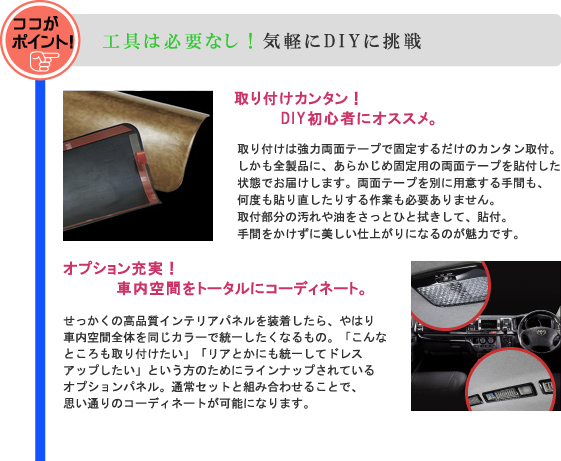 SilkBlaze【200系ハイエース 4型 ワイド】カスタム インテリアパネル